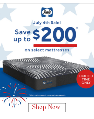 Sealy 4th of July Sale - Save up to $200 on select mattresses